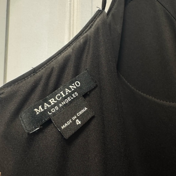Marciano Black and Gold Sequin Backless Dress - Picture 6 of 11